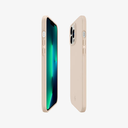 ACS03674 - iPhone 13 Pro Max Case Thin Fit in black showing the back